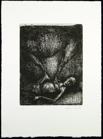 Untitled, 1987. Etching by Anton Paul KAMMERER