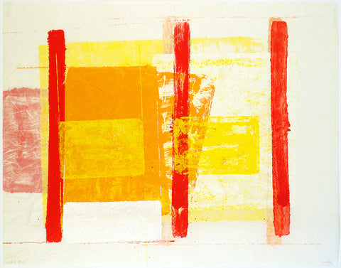 Untitled, 1996. Casein tempera painting by Andreas HANSKE