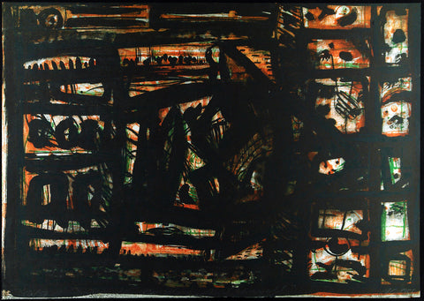 „Helmut in der Nachtigall“, 1986. Multiple by Andreas KÜCHLER