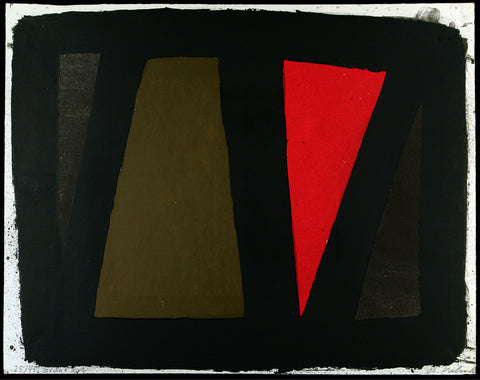 "Grün + Rot", 1986. Multiple by Bernd HAHN