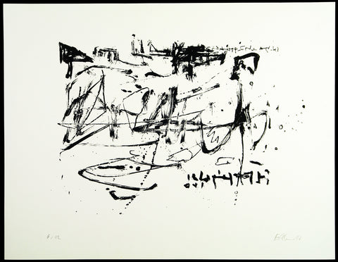 Informel. Untitled, around 1985. Lithograph by Frank ECKHARDT