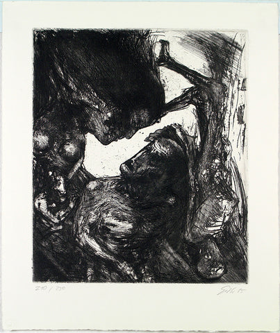 Untitled, 1985. Aquatint by Hubertus GIEBE