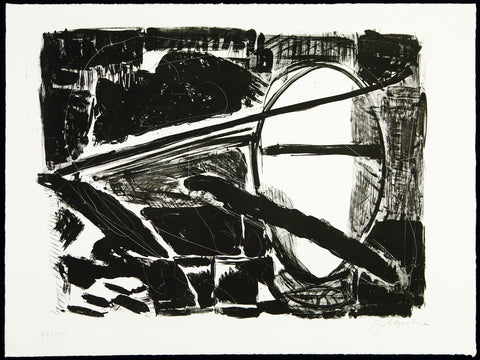 "Licht", 1988. Lithograph by Dieter GOLTZSCHE