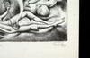 Hungarian Expressionism. „L’opium“, 1924. Lithograph by Gyula ZILZER Print (Hungary)
