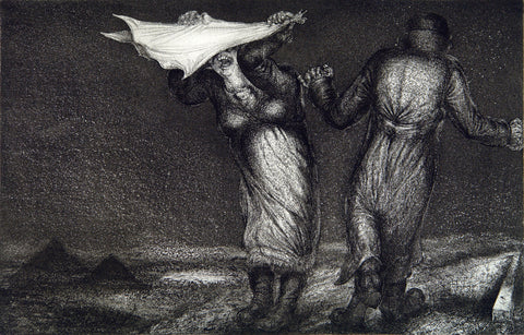 „1917 - Frieden!“, 1987. Aquatint by Karl-Georg HIRSCH