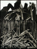 Informel. "No. 4 aus der Schwarz/W. Serie Zeichen - Strukturen - Landschaften", 1988. Ink painting by Joerg STEINBACH Painting