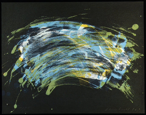 Untitled, 1986. Silkscreen by Klaus DENNHARDT