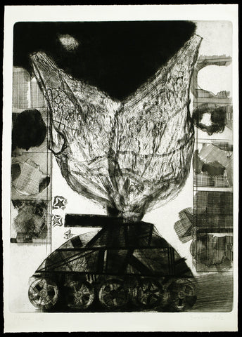 Untitled, 1982. Aquatint by Otto SANDER TISCHBEIN