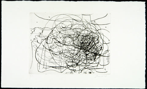 Informel. Untitled, 1988. Etching by Osmar OSTEN