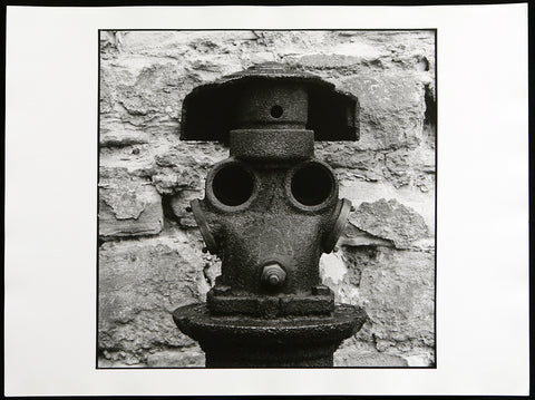 "Hydrant bei Leuna-Merseburg", 1988. Photograph by Peter FRANKE