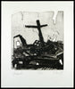 "Abbruch", 1988. Aquatint by Ralph PENZ Print (GDR)