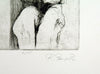 "Paar I", 1986. Aquatint by Ralph PENZ Print (GDR)