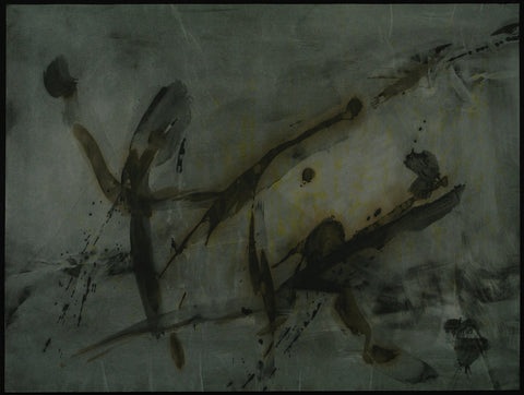 Informel/Abstract expressionism. Untitled, 1990. Mixed media by Rolf FABER