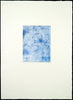 „Zum Licht“ (blue version), around 1985. Etching by Thomas RANFT Print (GDR)