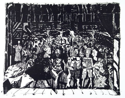 Untitled, 1984. Lithograph by Claus WEIDENSDORFER