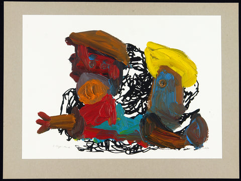 "3-Finger-Hand", 1990. Mixed media by Holger KOCH