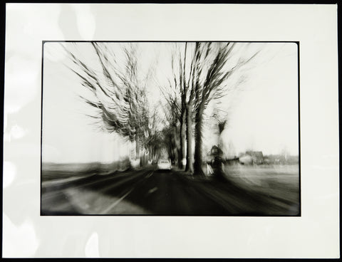 Conceptual Art. "aus der Serie Bewegung und Landschaft", 1987. Photograph by Kurt BUCHWALD