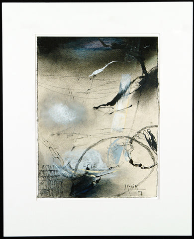 Untitled, 1997. Mixed media (crayon, charcoal and oil pastel on carboard) by Gregor-Torsten KOZIK