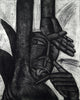 "Der grosse Flügler", 1979. Aquatint by Hans-Hendrik GRIMMLING Print (GDR)