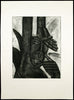 "Der grosse Flügler", 1979. Aquatint by Hans-Hendrik GRIMMLING Print (GDR)