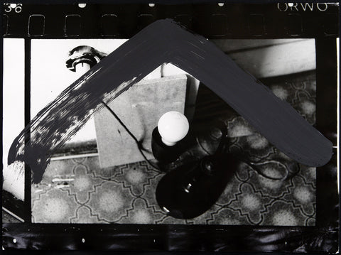 Untitled, 1988. Photo-object (overpainting) by Klaus HÄHNER-SPRINGMÜHL