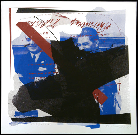 Untitled, 1989. Serigraph by Wolfgang PETROVSKY