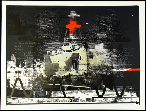 „Arche Noah“, 1987. Silkscreen by Wolfgang PETROVSKY