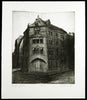 "Strasse - Halle", 1987. Aquatint by Ralph PENZ Print (GDR)