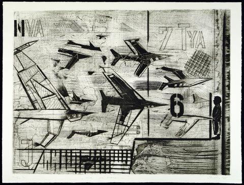 "NVA - wie NORMAL...", 1985. Etching by Otto SANDER TISCHBEIN ("OST")