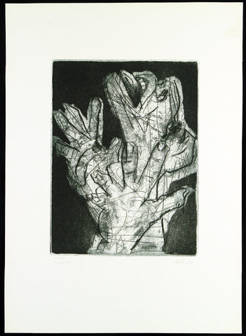 "so la la", 1987. Aquatint by Wolfgang KE LEHMANN